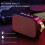 (Black) Portable Mini Wireless Speaker 42 Bluetooth Speaker Sound Box Radio Speaker 3