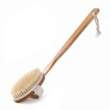 Natural Wood Bath Shower Body Back Brush Bristles Scrub Massage TOP