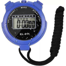 (Blue) Digital Handheld Sports Stopwatch Stop watch Timer Alarm Counter