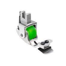 (Flat rubber wheel) Sewing Machine Presser Foot Seam Guide , Hemmer Foot Zipper Presser Foot