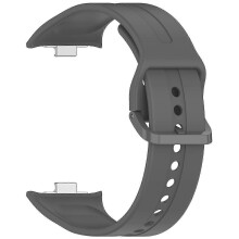 (Dark Grey, Multicolor) Silicone Strap for Xiaomi Redmi Watch 5 Adjustable Watch Band with Colored Buckle - Green