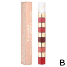 (Blue) 15 Colour Matte Velvet Lipstick Waterproof Long Lasting Nude Lipstick brightly