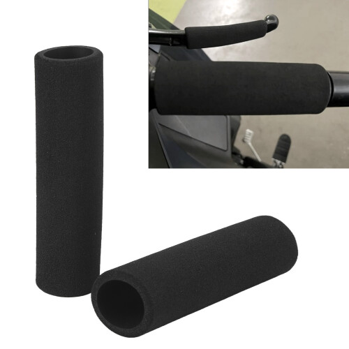 2Pcs 7/8in Sponge Handlebar Cover CB900F Black