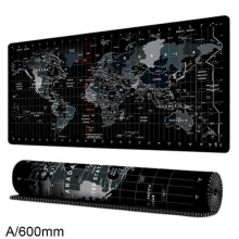 (Style 1) Gaming Mouse Mat Pad Extra Large World Map Anti-slip Pc Laptop Desk Pad