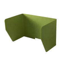 Desk Privacy Screen with Noise Reduction and Pinnable Surface, Foldable Classroom Desk Divider Green 80x50x50cm
