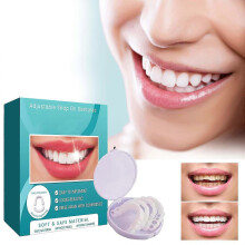 (1 pair) Adjustable Buckle Denture Smile Teeth Customizable Temporary Perfect Fake Teeth Molds Braces For Snap In Instant &confidence Smile