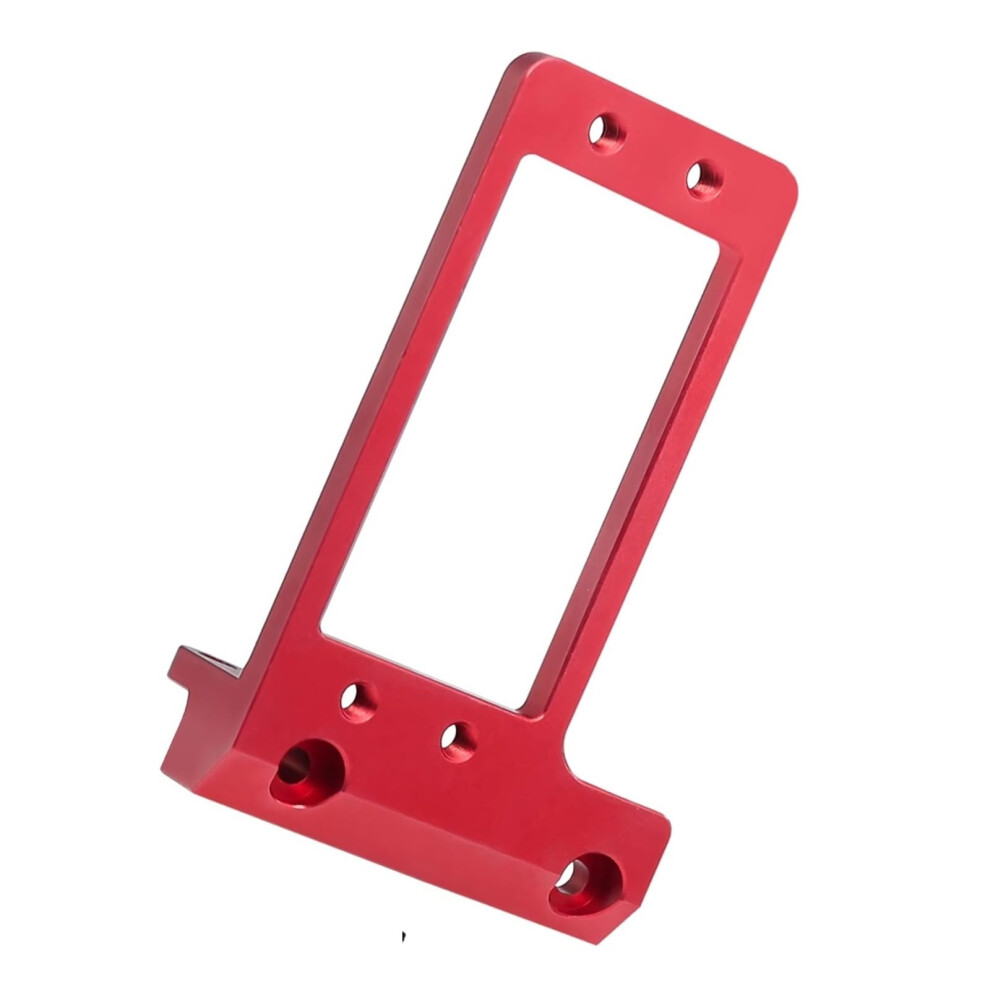 Cnc Aluminum Front Axle Servo Mount For 1/10 Rc Crawler Truck, Lcg Design For Enhanced Steering Stability Red 9330225114796