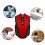 (Red) Mouse Mice Laptop Computer Wireless PC Optical Scroll + USB GHz 4
