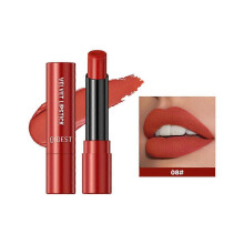 (COLOR 08) QIBEST Matte Lipstick Long Lasting Velvet Mist Lip Stain Non-Stick Cup Classic Highly Pigmented Sexy Red Lipstick New Makeup