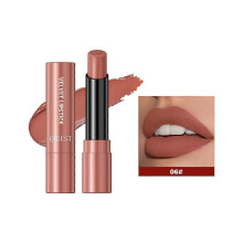 (COLOR 06) QIBEST Matte Lipstick Long Lasting Velvet Mist Lip Stain Non-Stick Cup Classic Highly Pigmented Sexy Red Lipstick New Makeup
