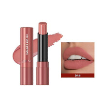 (COLOR 04) QIBEST Matte Lipstick Long Lasting Velvet Mist Lip Stain Non-Stick Cup Classic Highly Pigmented Sexy Red Lipstick New Makeup