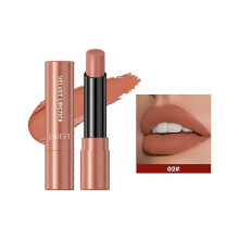 (COLOR 02) QIBEST Matte Lipstick Long Lasting Velvet Mist Lip Stain Non-Stick Cup Classic Highly Pigmented Sexy Red Lipstick New Makeup