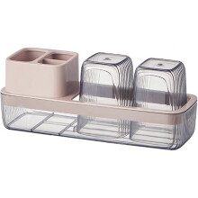 Toothbrush Holder, 2 Cups Toothbrush Holders Bathroom Organization And Storage Toothbrush Storage - DD