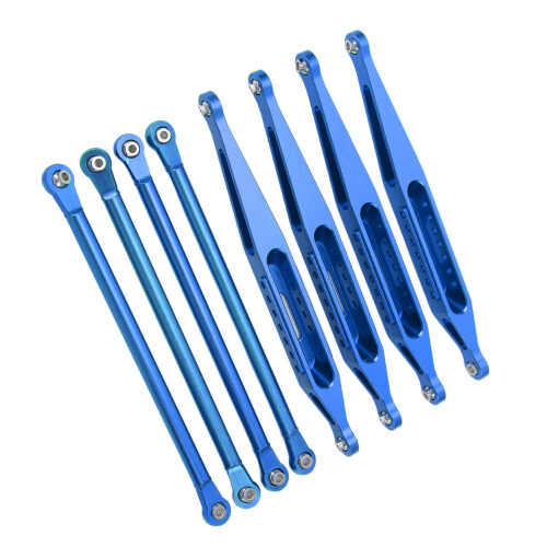Blue Aluminium Suspension Links Set 1/8 LMT 4WD 2