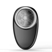 (Black) Portable Mini Electric Shaver,Pocket Electric Waterproof Razor for Men