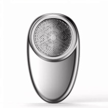 (Silver) Portable Mini Electric Shaver,Pocket Electric Waterproof Razor for Men