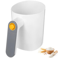 Electric Flour Sifter Battery Operated Handheld Baking Tool with ABS and Stainless Steel for Sugar and Pastry