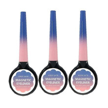 3x Magnetic Eyeliner Fast Drying Easy Wear Long-lasting Liquid Eyeliner Waterproof Sweat-proof for Magnets Eyelashes Liquid 5ML
