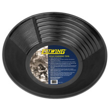 ESTWING Plastic Gold Pan - 12" Lightweight and Durable Prospecting Pan with Deep Riffles for Gold Panning - BP12