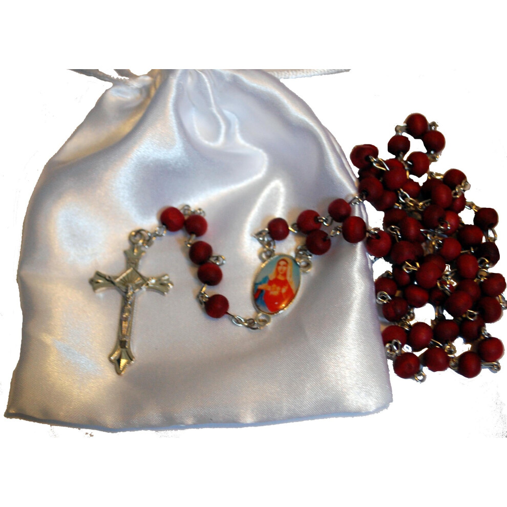 Amelia Mae First Holy Communion Rosary Beads ? Beautiful 1St Communion Keepsake Present - Gorgeous Girls Or Boys Gift Set. Excellent Quality Five Decade Rosary