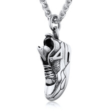 U7 Trainer Necklace Sneaker Men Sport Basketball Shoe Pendant Stainless Steel Wheat Chain For Boy