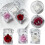 (A)Clear Acrylic Plastic Jewelry Box Mini Storage Box Acrylic Flower Box 4