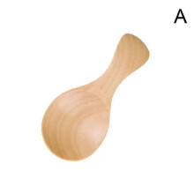 (Chestnut brown) Japanese children's short handle milk powder spoon ice cream spoon