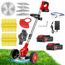 Strimmer Cordless Electric Garden Strimmer Cordless Grass Trimmer with 21v 4.0mah Battery Strimmers Lightweight Cordless Strimmers with Battery And