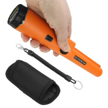 QWORK? Metal Detector Pinpointer,IP66 Waterproof and 360? Scan, Metal Detecting Tool, Battery not included