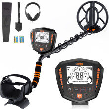 SUNPOW Metal Detectors for Adults Professional, High Accuracy Metal Detector, Strong Anti-Interference, IP68 Waterproof Coil, Identify 9 Types of
