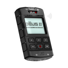 XP Metal Detectors DEUS II Wireless Remote Control, shockproof and 66 feet IP68 Waterproof - for internal settings - Control Module with Back-lit LCD