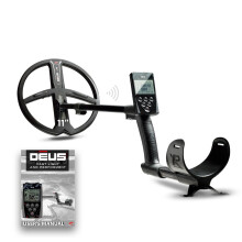 XP Metal Detectors Deus - Weatherproof and Fully Wireless, Ideal for Treasure and relic Hunting - 11" X35 Coil (35 Frequencies), Remote Control &