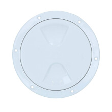 AB Tools 170mm Round Inspection Hatch Waterproof Cover IPX6 White 140mm Cut Out
