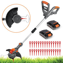 Cordless Strimmer 20V Bundle Grass Trimmer Kit Garden Electric Lawn Edger Cutter