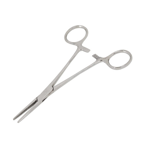 Neilsen 150mm (6") STAINLESS STEEL STRAIGHT FORCEPS