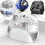 (Yellow Green) For Z04 Gamepad Gaming Controller Tri-Mode Fps Wireless Game Pad Elite Hall 2