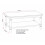 Seconique Chantilly Coffee Table Antique Cream 8
