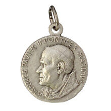 SAINT POPE JOHN PAUL II? (POPE KAROL WOJTYLA) MEDAL- THE PATRON SAINTS MEDALS - 100% MADE IN ITALY