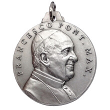 I G J JUBILEE MEDAL 2025 (POPE FRANCIS/OFFICIAL JUBILEE LOGO) - THE PATRON SAINTS MEDALS - 100% MADE IN ITALY