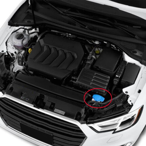Washer Reservoir Cap LeakProof Durable Windshield Wiper Lid Replacement for VW Scirocco 20082017 2