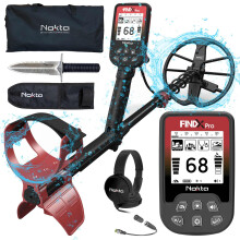 Nokta FINDX PRO Metal Detector for Adults, Professional Fully Waterproof Metal Detector for Gold, Pinpoint, USB Rechargeable, Backlit LCD (Complete