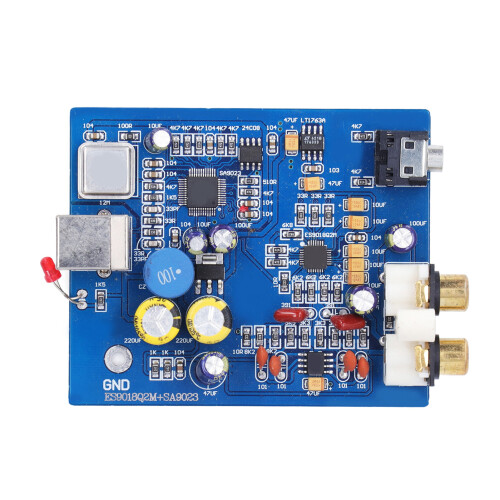 Audio Amplifier Module HiFi DAC Decoder Board External Sound Card 24bit 96K SA9023 ES9018K2M