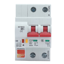 Smart Circuit Breaker 2P WiFi Bluetooth App Remote Control Switch Overcurrent Protection AC220V125A