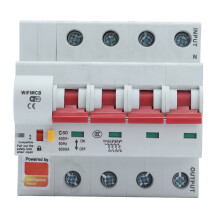 Circuit Breaker Smart WiFi Bluetooth 4P Remote Switch AC 400V with Safety Lock for Home80A