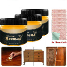 (3pcs) 1-3pcs Beeswax Polish for Wood & Furniture | 200ml of Traditional Wood Wax Finish