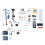 Super Starter Kit Circuit Breadboard Power Module LED LCD Resistor Electronic Component Set 1