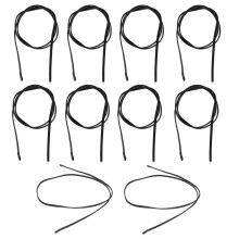 10Pcs NTC Temperature Sensor PVC Epoxy Resin Temp Thermal Thermistor Probe for Automobiles 500mm100K B3950