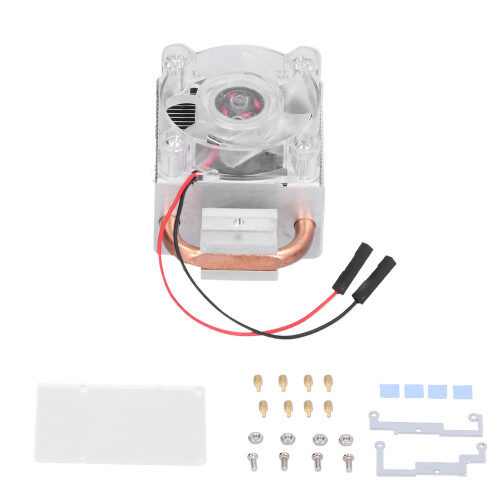 CPU Cooling Fan Computer Case RGB Cool Ice Tower Cooler 0.4W DC 5V for Raspberry Pi