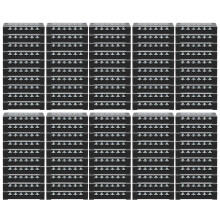 100pcs Terminal Blocks 150A 600V Quick Good Electrical Conductivity Wire Connectors for Distribution Box Cabinet Factory