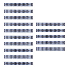 15pcs TB?2520 Terminal Block 20 Position Dual Row 600V 25A Screw Terminal Strip Blocks